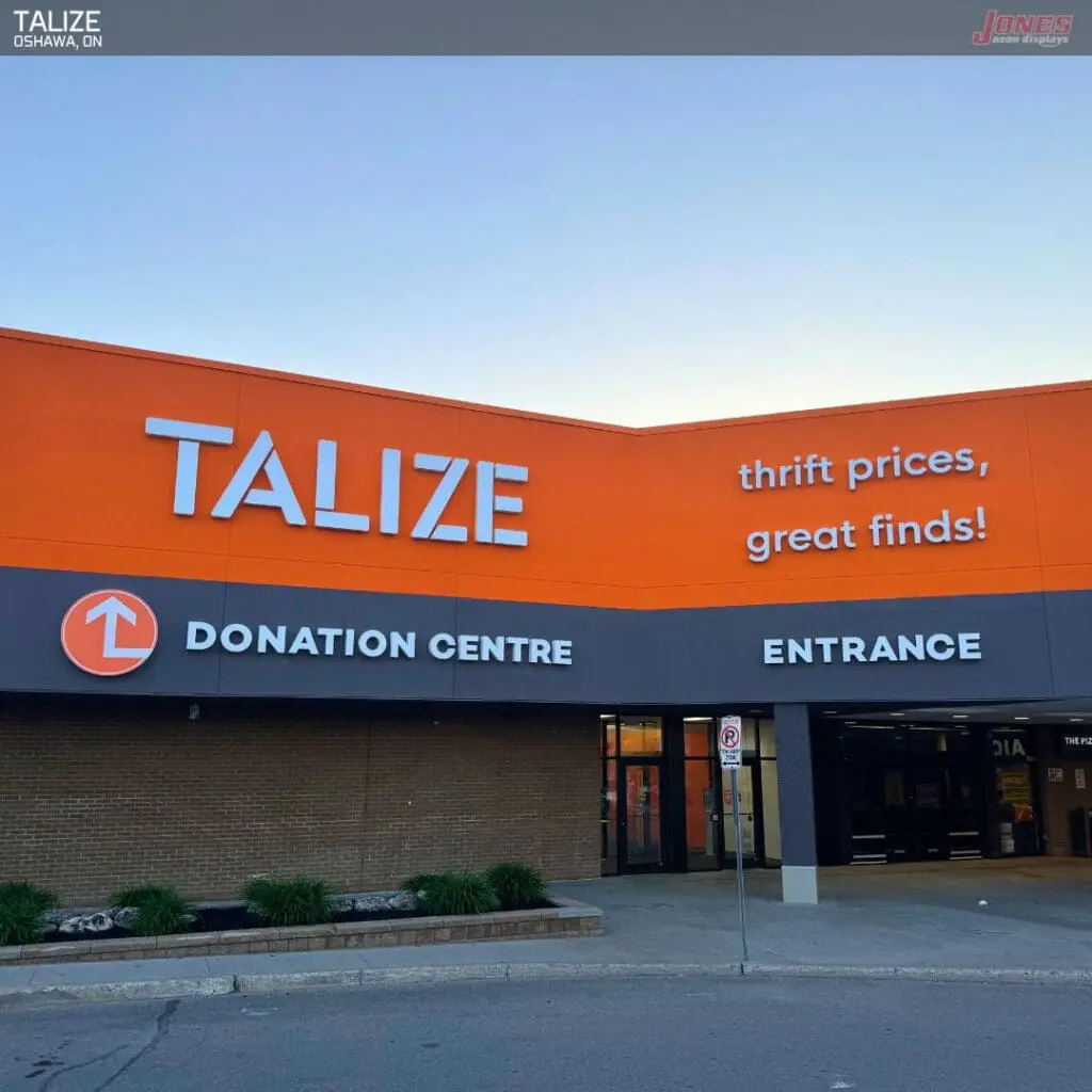 Talize Oshawa thrift store exterior storefront