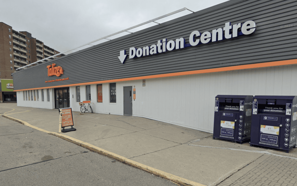 Talize Kitchener thrift store exterior storefront