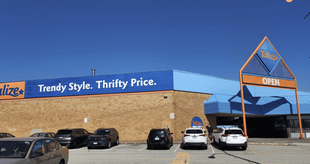 Talize Delta thrift store exterior storefront