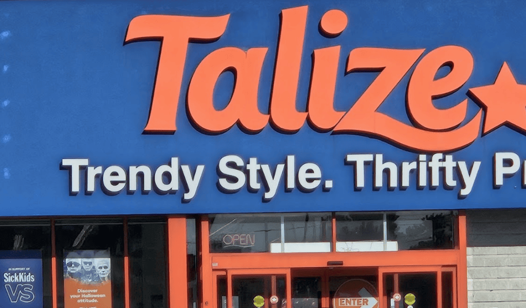 Talize Whitby thrift store exterior storefront