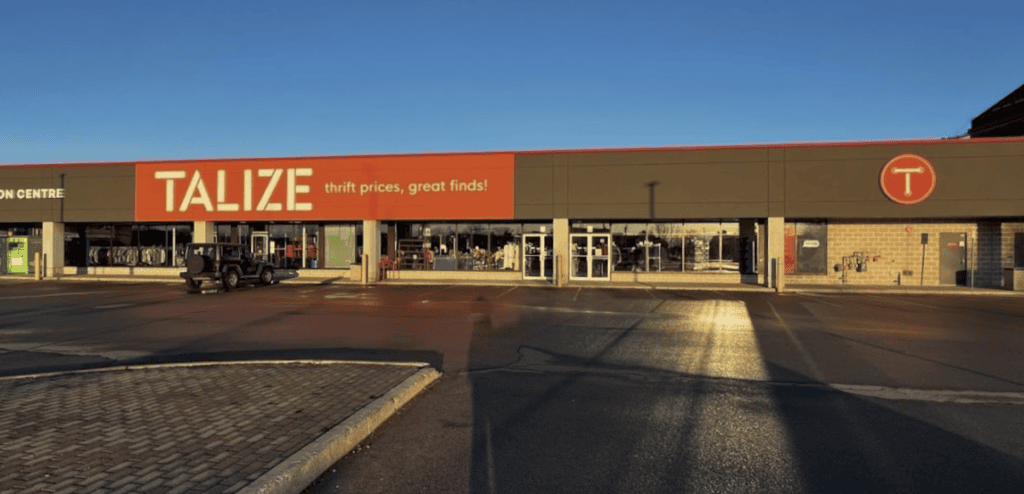Talize Hamilton thrift store exterior storefront