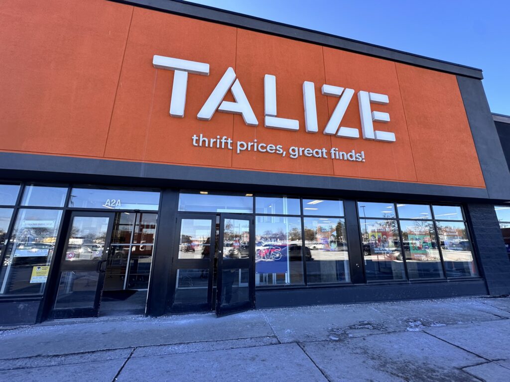 Talize Mississauga thrift store exterior storefront